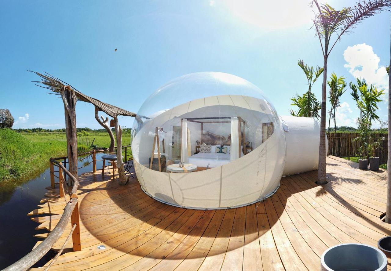 Green Land Bubble Glamping By Mint كاباريتي المظهر الخارجي الصورة