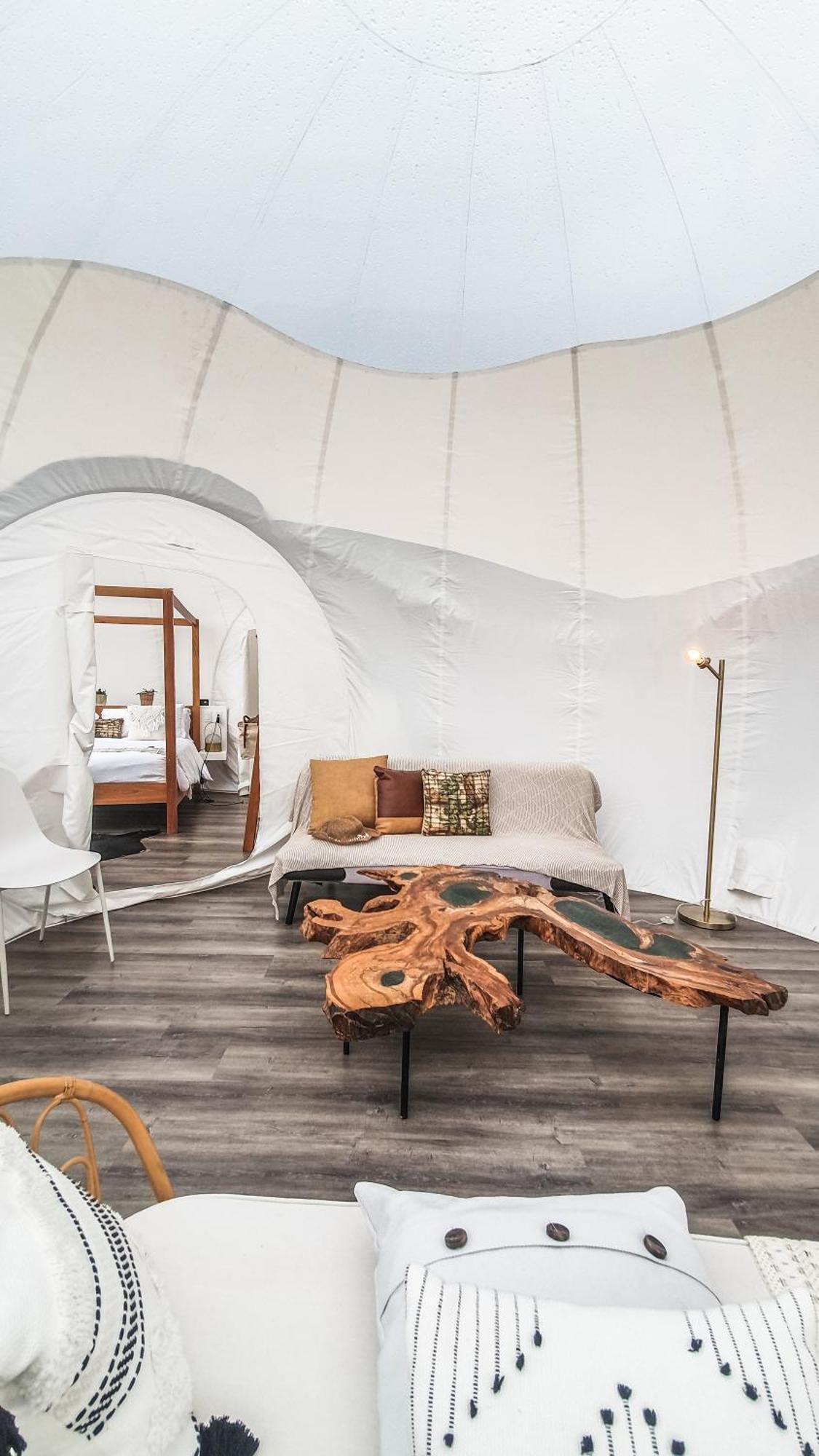 Green Land Bubble Glamping By Mint كاباريتي المظهر الخارجي الصورة
