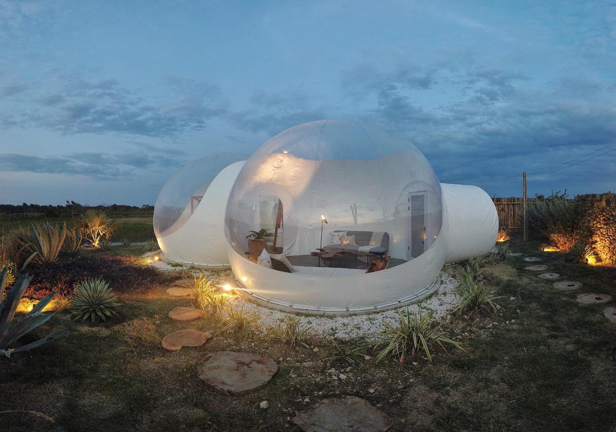 Green Land Bubble Glamping By Mint كاباريتي الغرفة الصورة
